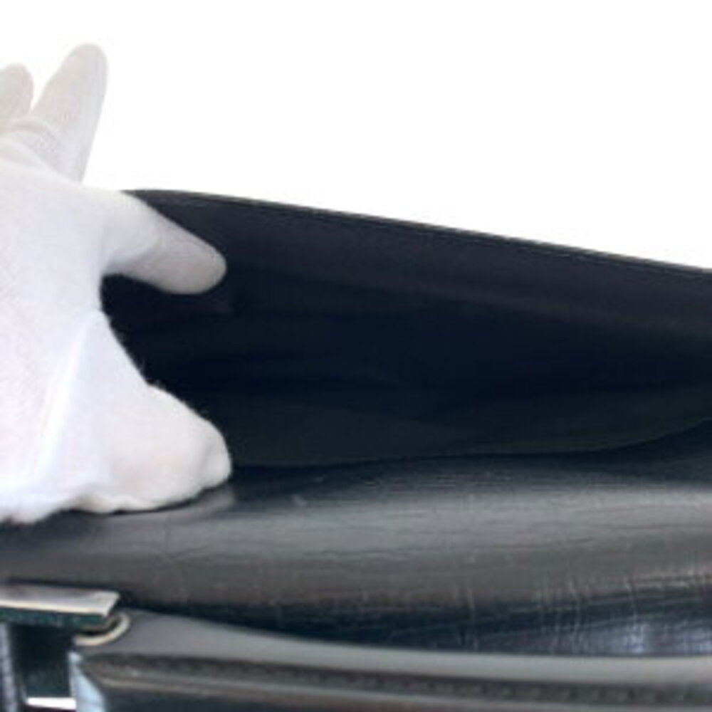 Gucci black leather briefcase - Picture 9 of 10